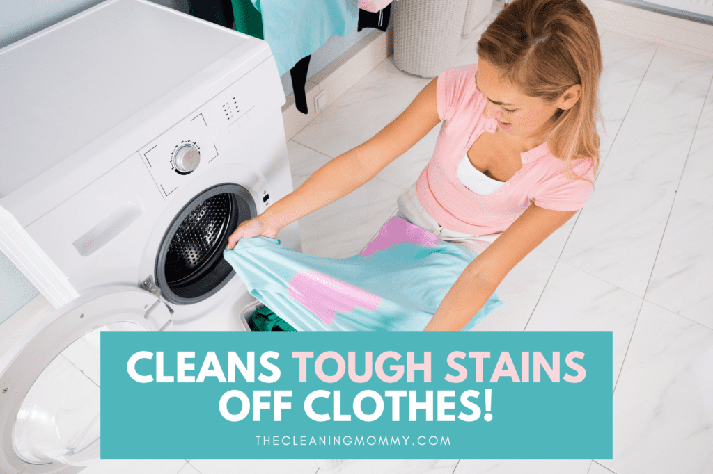 Goo gone cleans tough stains on clothes