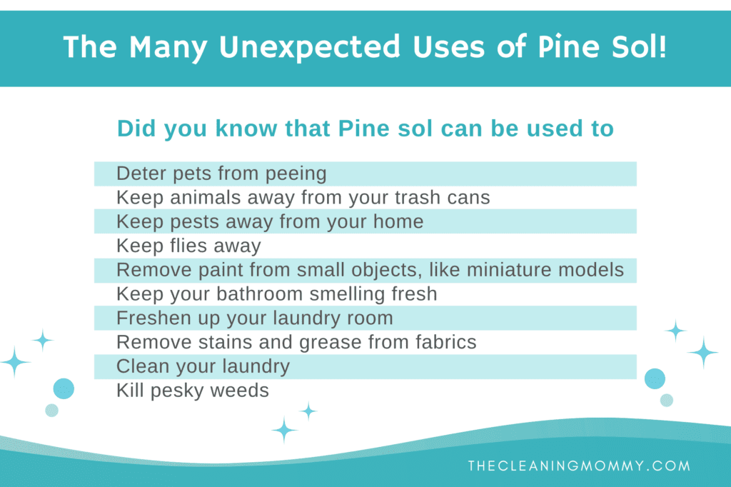 list of the unexpected uses for Pine Sol