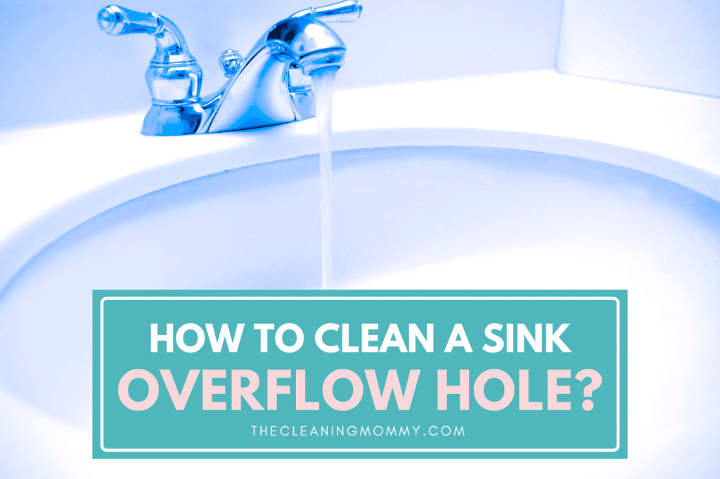 clean overflow bathroom sink smel