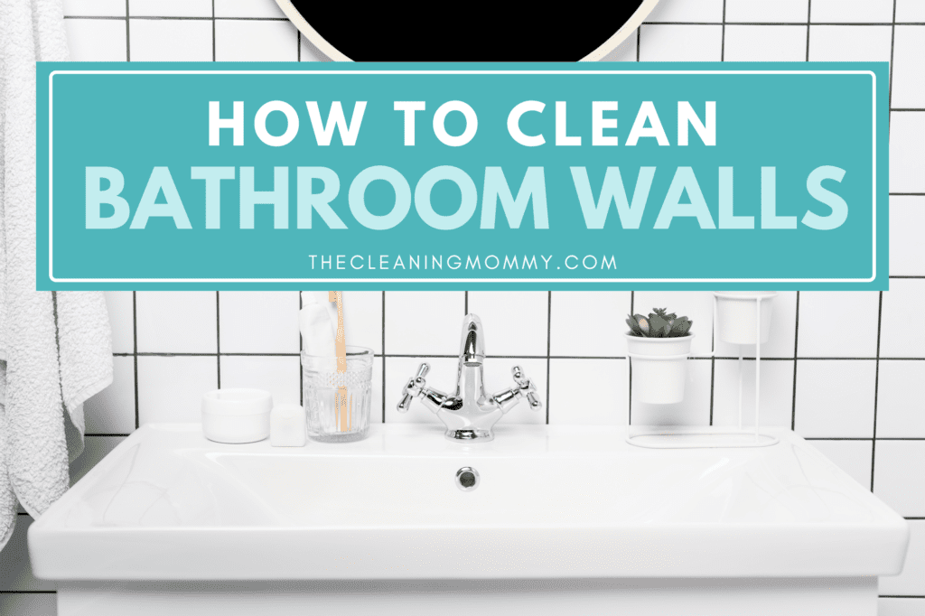 How to clean walls white tile bathroom