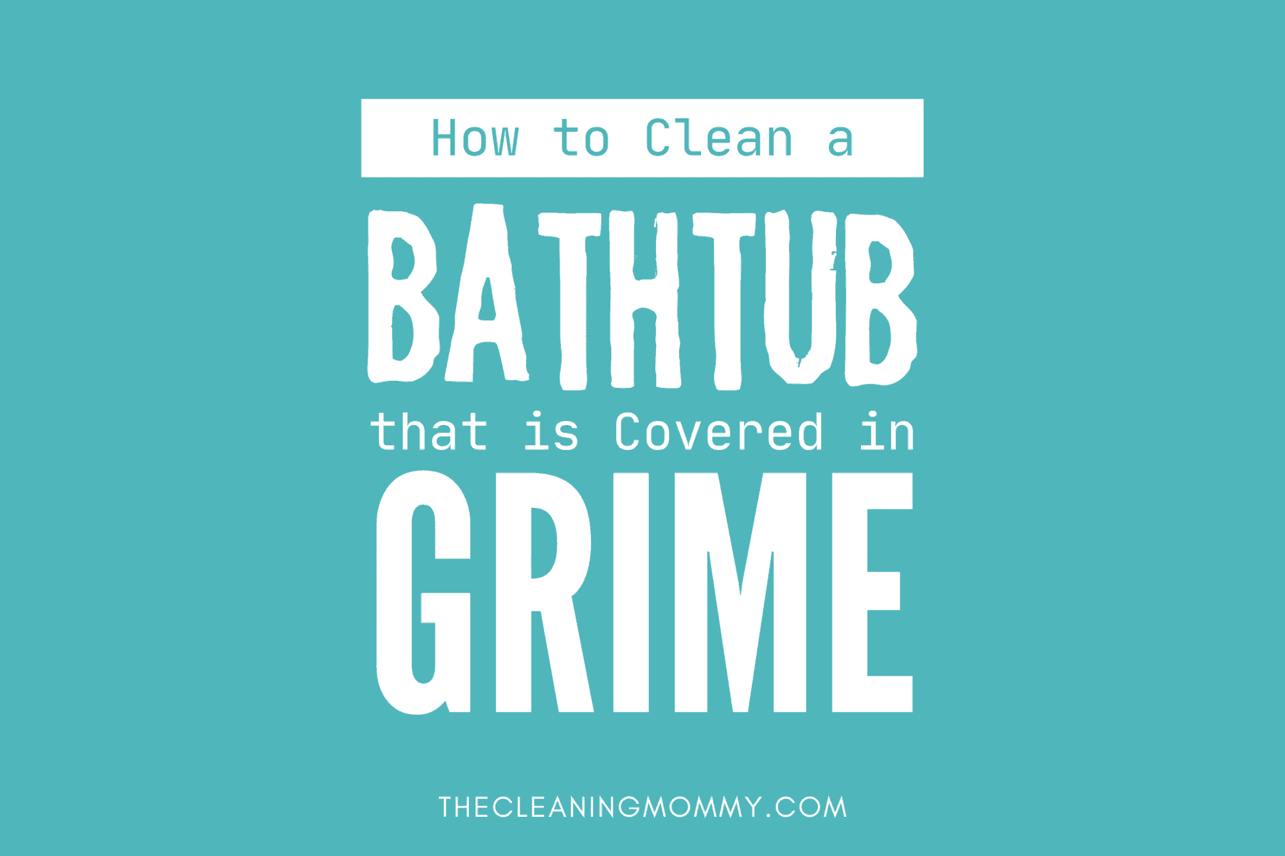 How to Clean a Disgusting Bathtub Using Household Items! The Cleaning