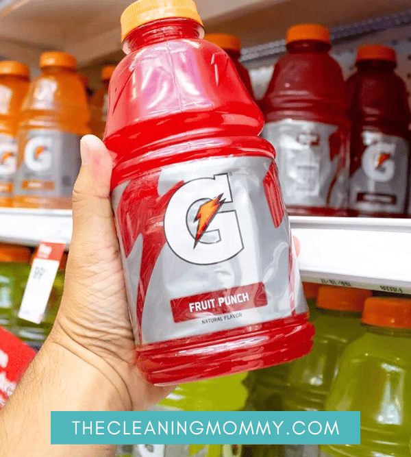 How to Get Red Gatorade Out of Clothes (like magic!)