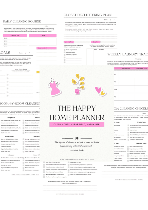 Printable pages of The Happy Home Planner